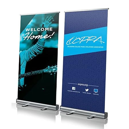 Shivis  Aluminium Retractable Rollup Banner Stand for Store Display