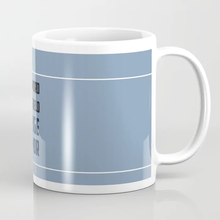 Blue Custom Personalised Mug Gift