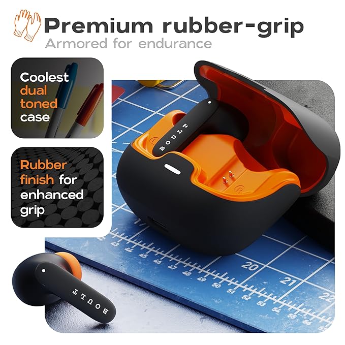 Boult Audio Z40 Pro with 100H Playtime, Quad Mic ENC