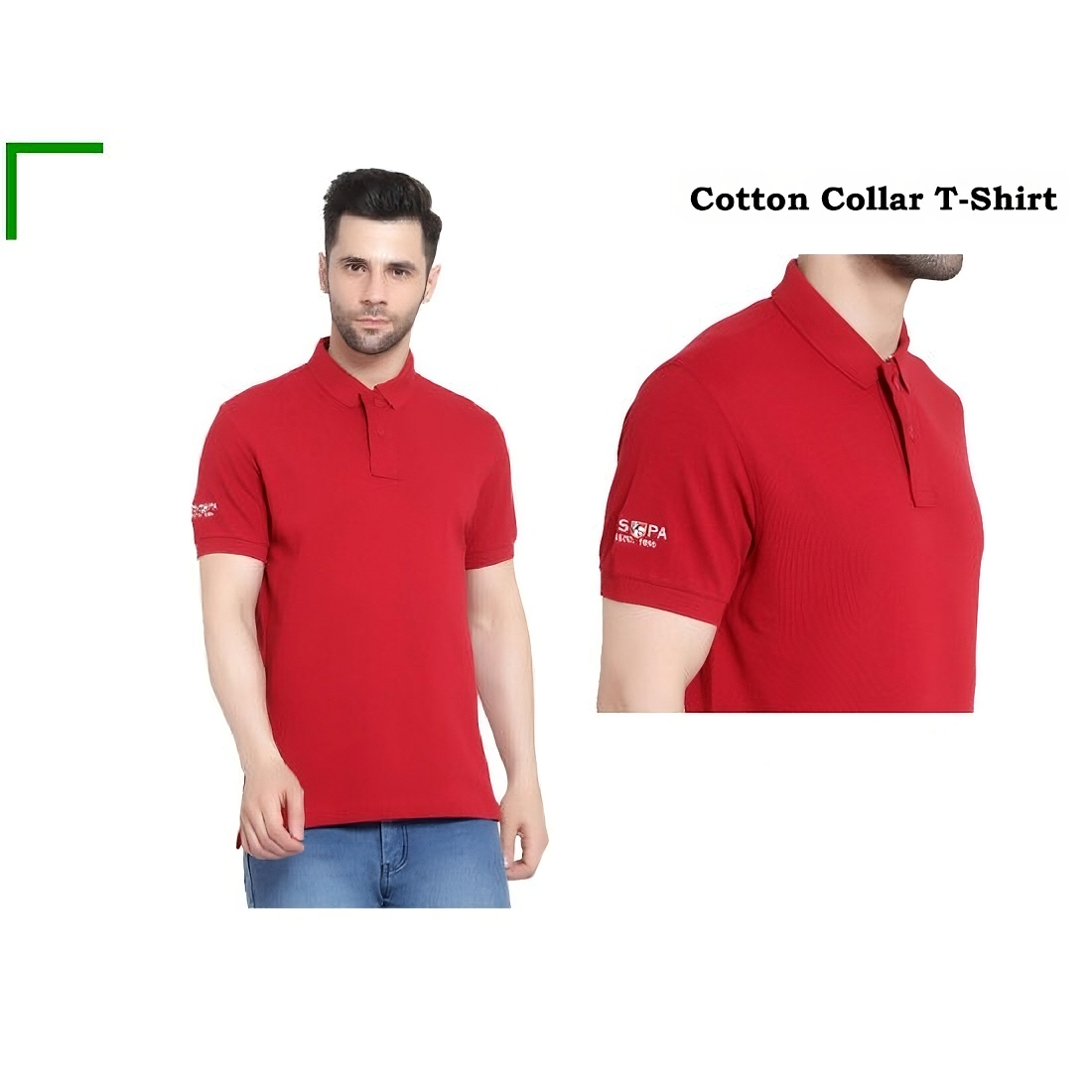 U.S POLO ASSN Cotton Collar TShirt