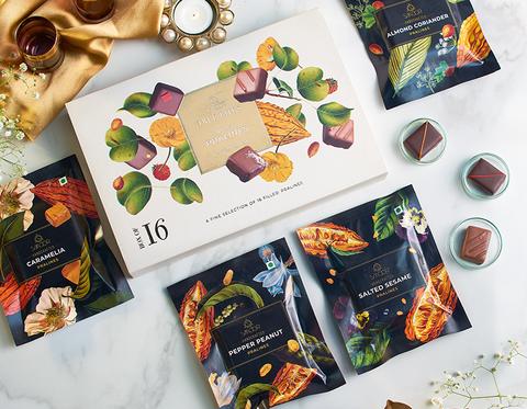 Samoor Celebration Box of 12 Chocolate 162 gm