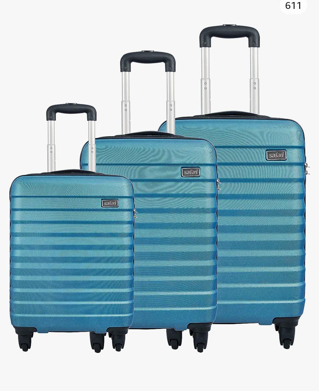 Safari Polycarbonate Hardsided Cabin Checkin New Unisex Strolly