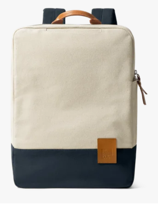 Daily object Ivory - Navy 9 to 9 Backpack Laptop Bag