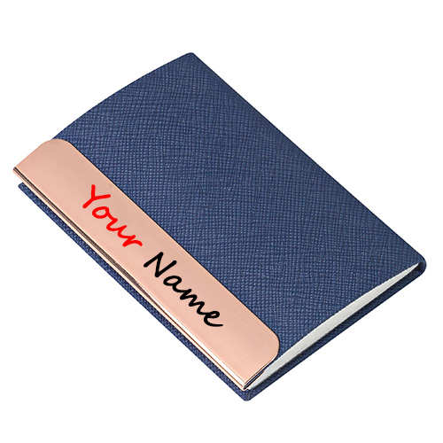 Personalised Card Holder with faux leather