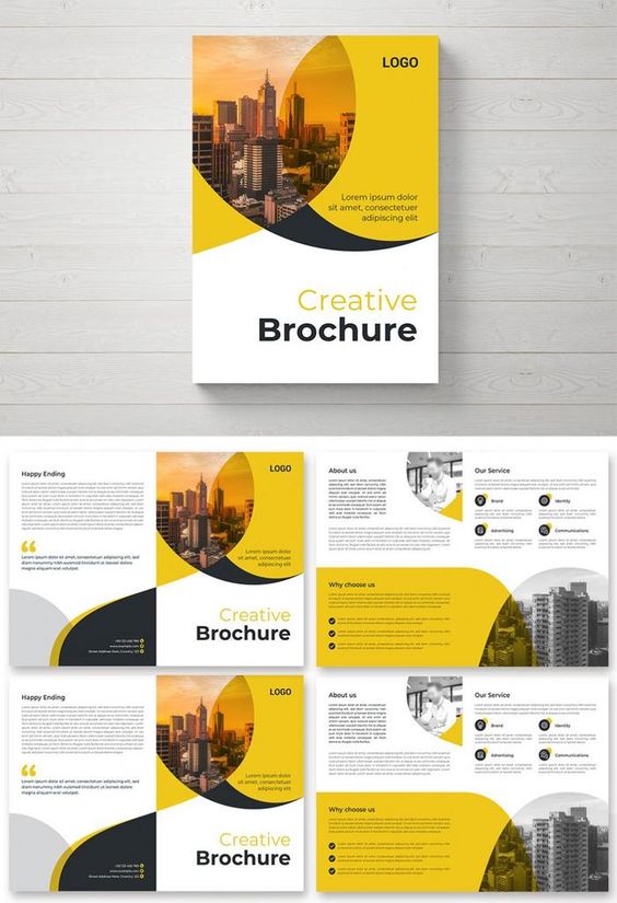 corporate Trifold brochure design for business profile