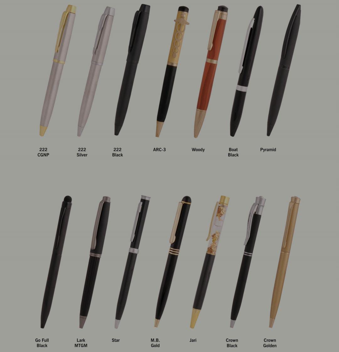 Customized Different High Quality Metallic Pen Sets