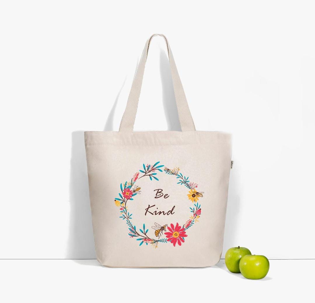 Large Zipper Tote Bag
