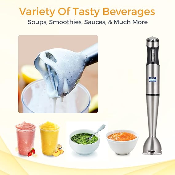 KENT 16044 Hand Blender Stainless Steel 400 W | Variable Speed Control