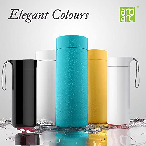 Butterfly Stainless Steel Suction Bottle with Twist Open Lid & Tea Filter