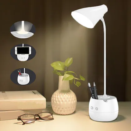 IDOLESHOP Desk Touch Control Light And Mobile Holder