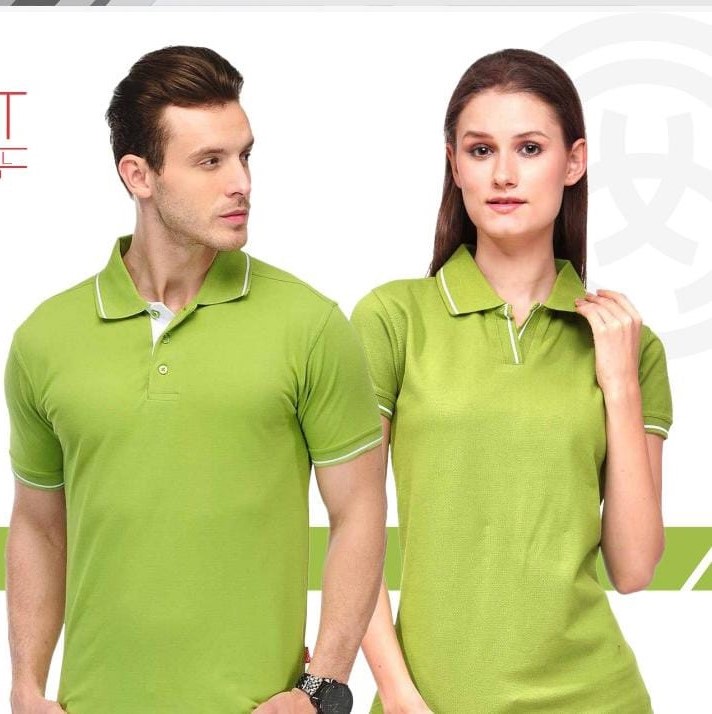 SCOTT POLO COTTON TSHIRT WITH WHITE TIPPING