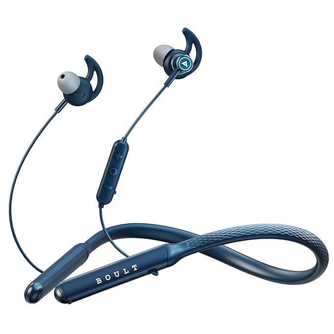 Boult Audio Curve Max Bluetooth Earphones with 100H Playtime,
