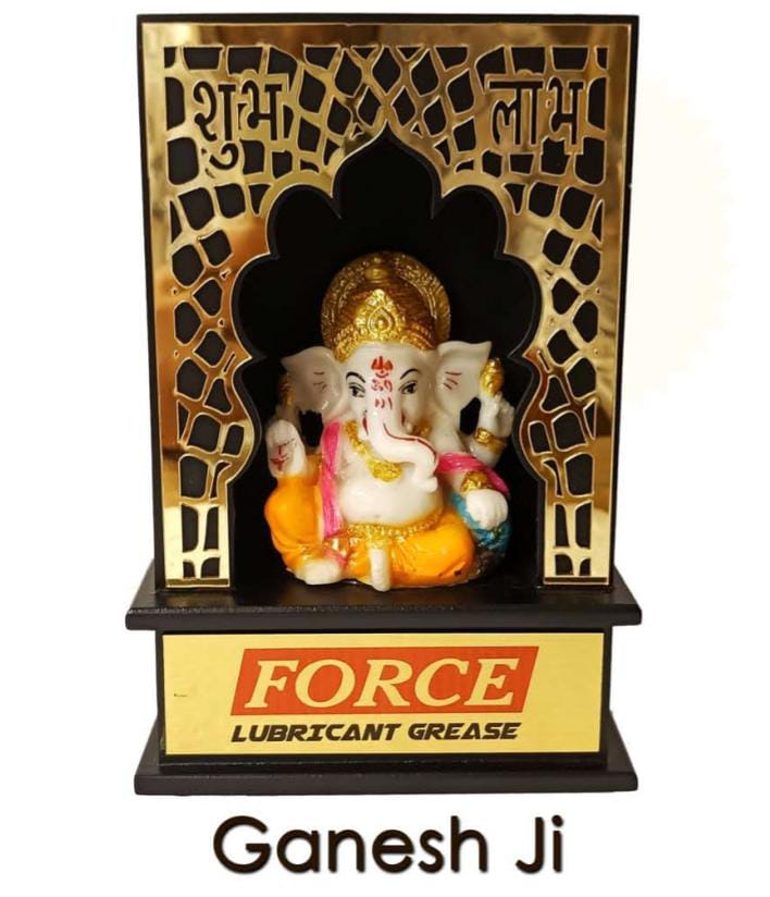 Multicolor Wooden Promotional Spiritual Ganesh Statue
