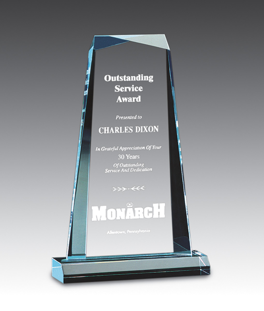 Arcylic Tall Hexagon Award