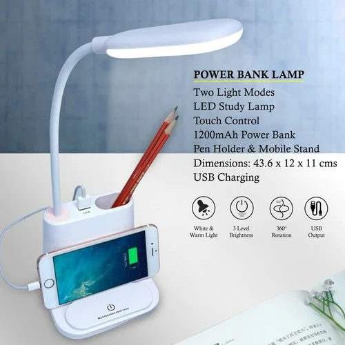 overa Rechargeable Energy Saving Touch LED Table Lamp