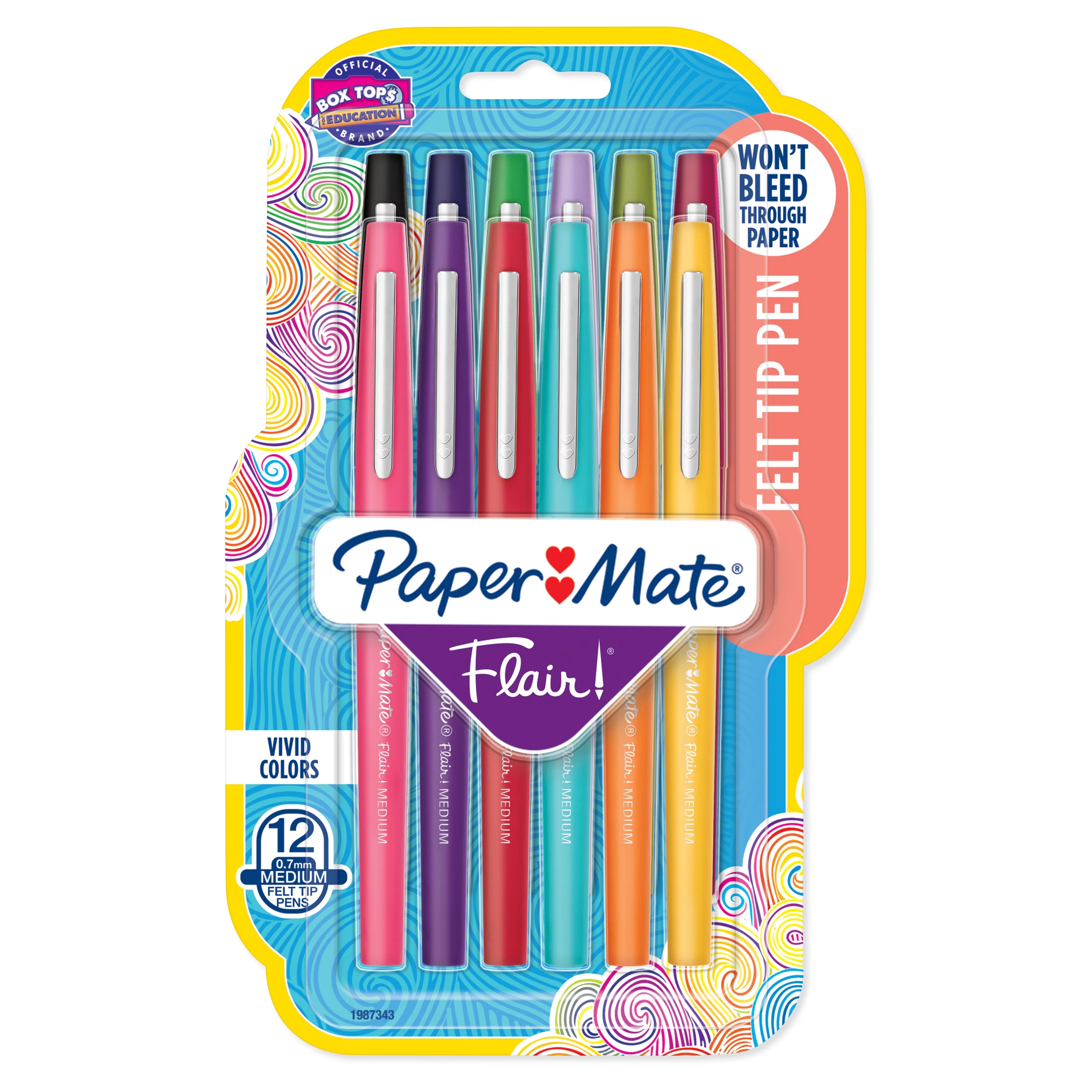 Multi colour Paper Mate Flair Pen Set