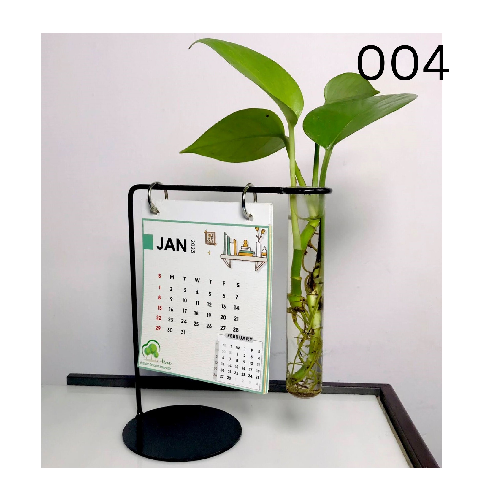 calendar plant, metal Table Stand