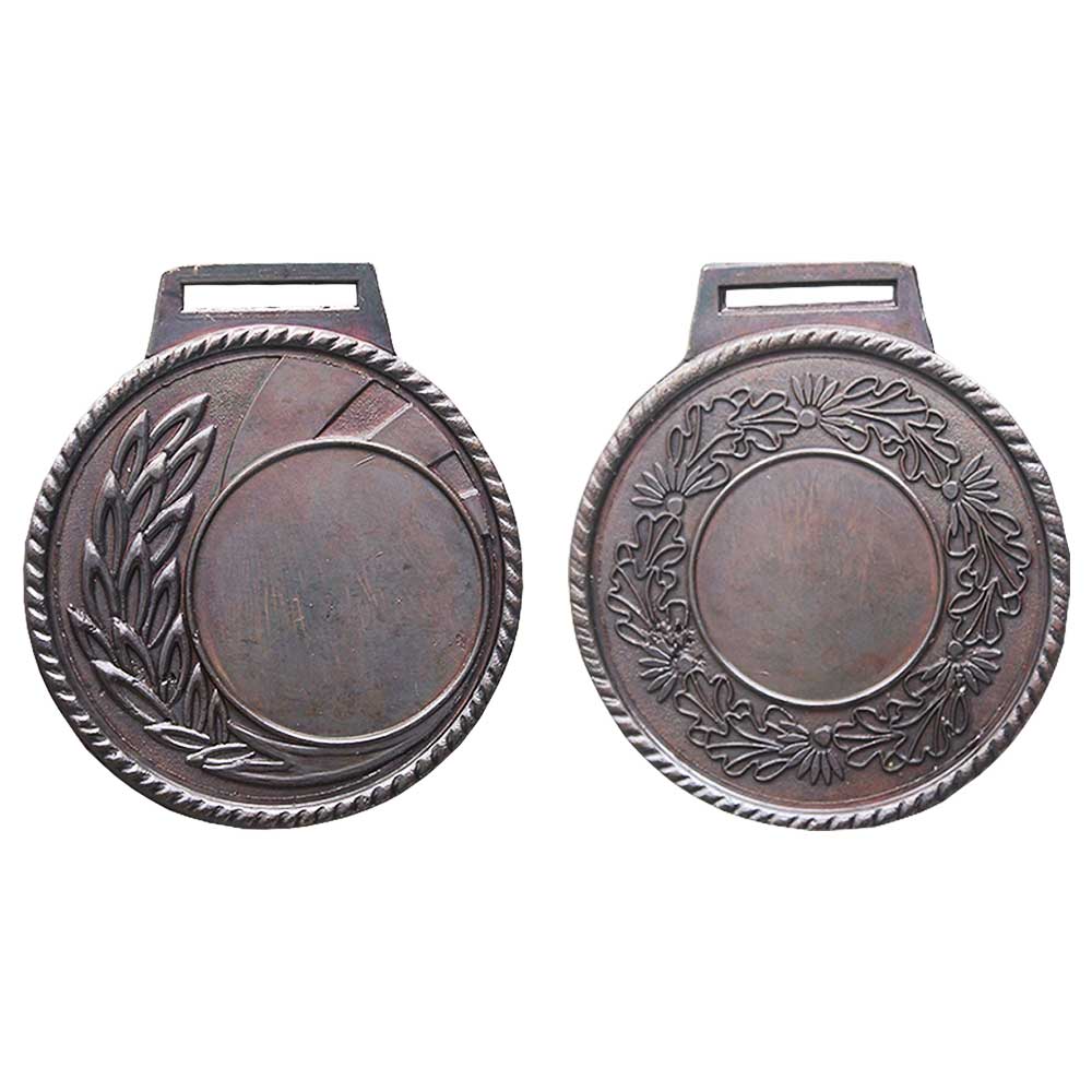 Plain Medal of Silver in 2 inches