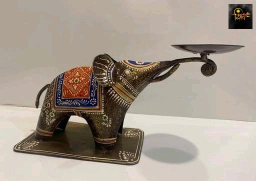 Elephant Iron candle holder