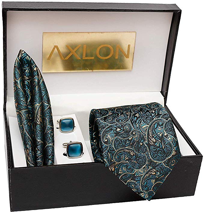 PRINTED TIE WITH CUFFILG SET