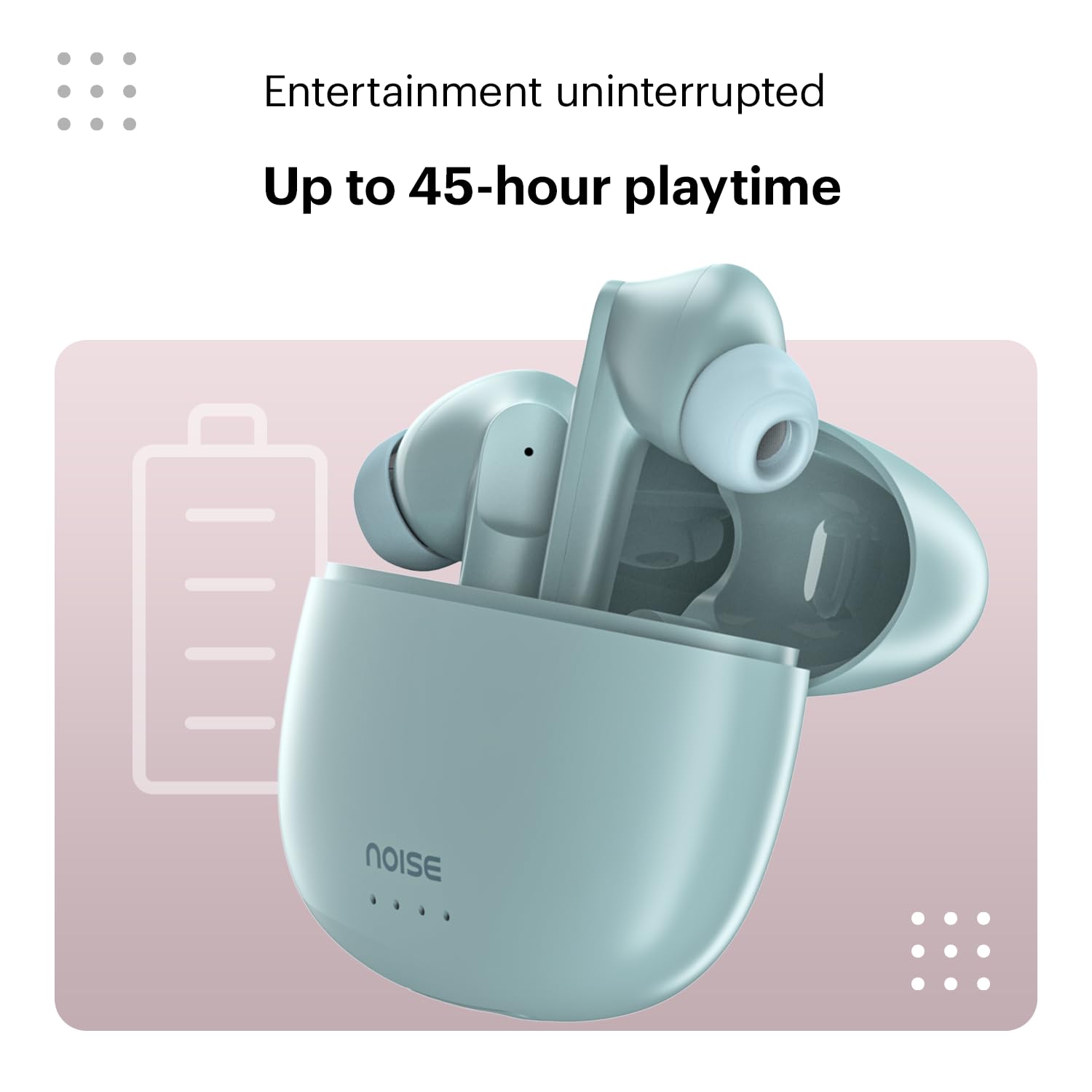 Noise Buds VS104 Truly Wireless Earbuds with 45H of Playtime,