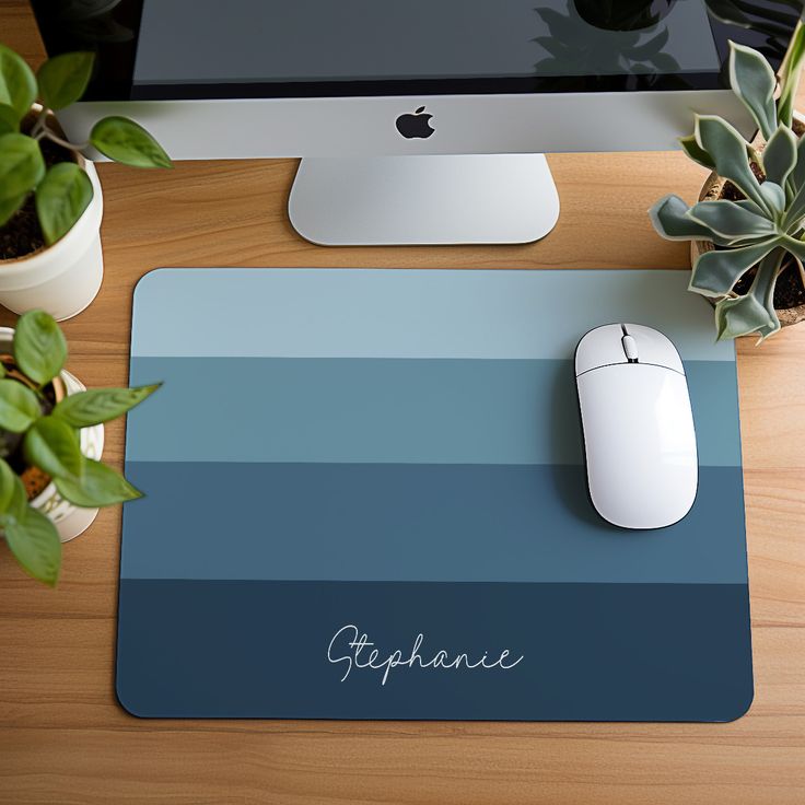 CenterZ Double Sided Desk Blotter Mousepad,Microfiber Leather