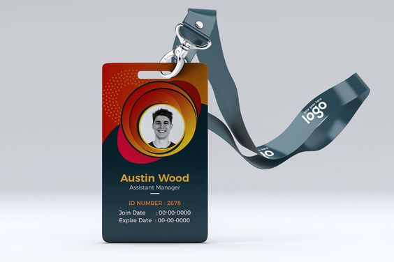 Colourful ID card Design For Corporate