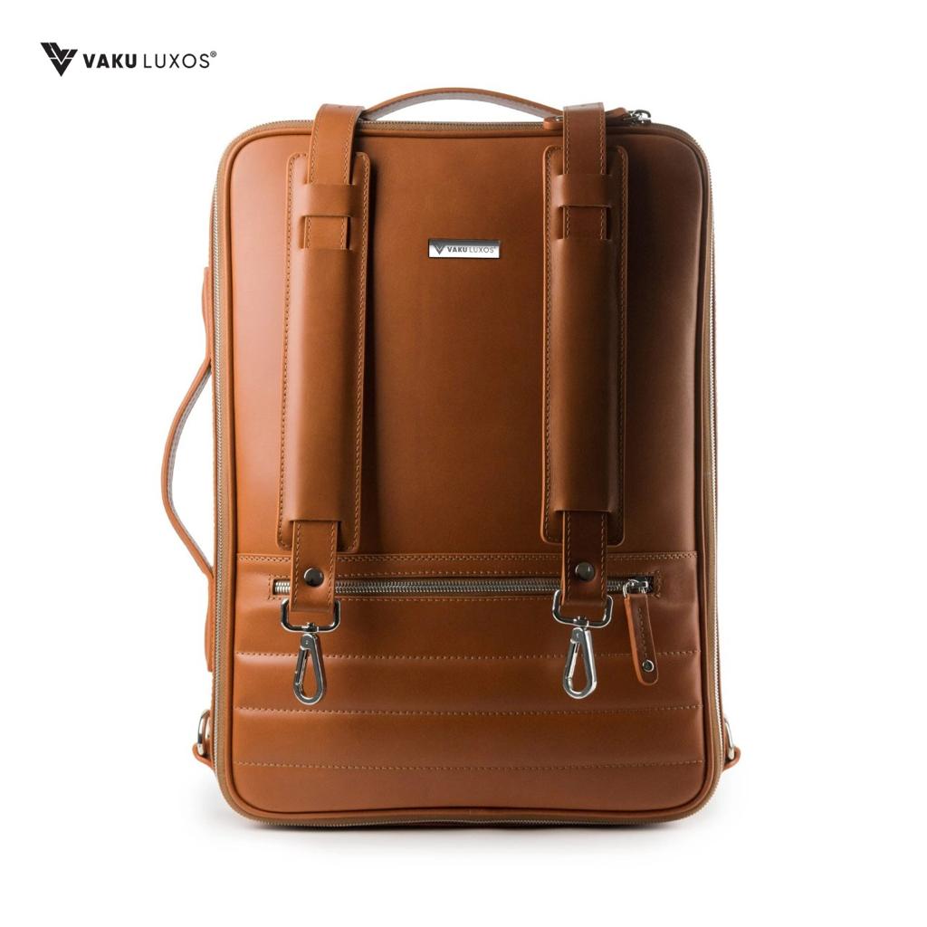 Switch Expandable leather Backpack Bag