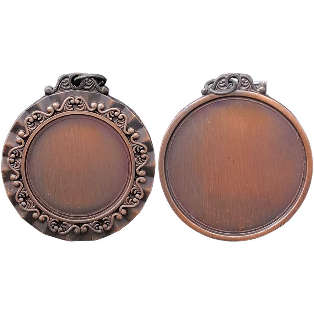 Round Sports Bronze Medal