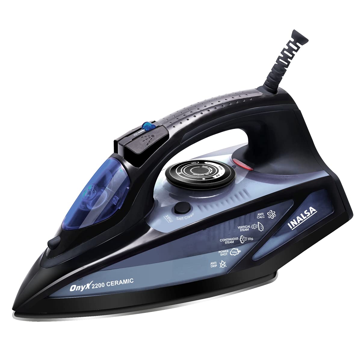 INALSA Steam Iron 2200 W| Quick Heat Up with up to 30g/min steam