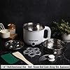 InstaCuppa 3-in-1 Multi Cook Kettle with Steamer, 1.2 L Inner Pot