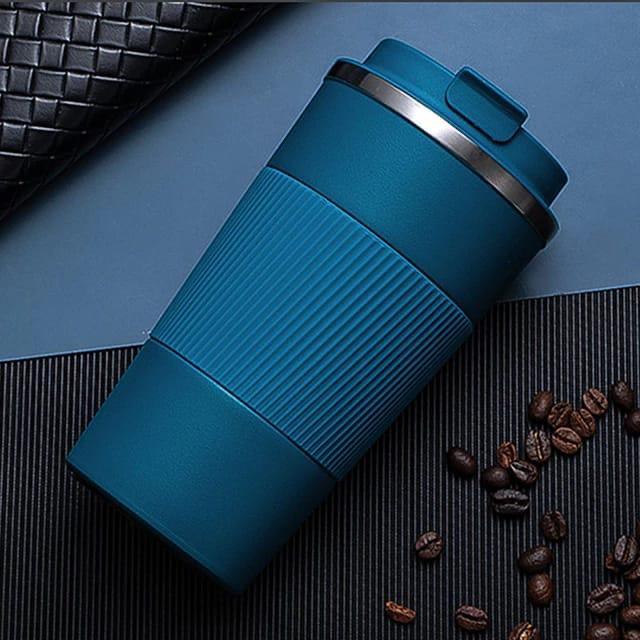 Coffee Mug Hot & Cold Beverage Drinks Leak-Proof Travel Mug 510ml Blue
