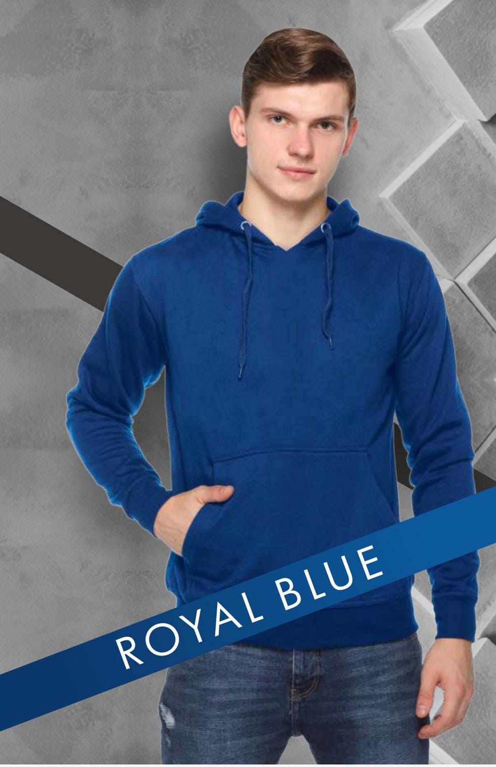 WESTON ROYAL BLUE SLEEVE SWEARSHIRT