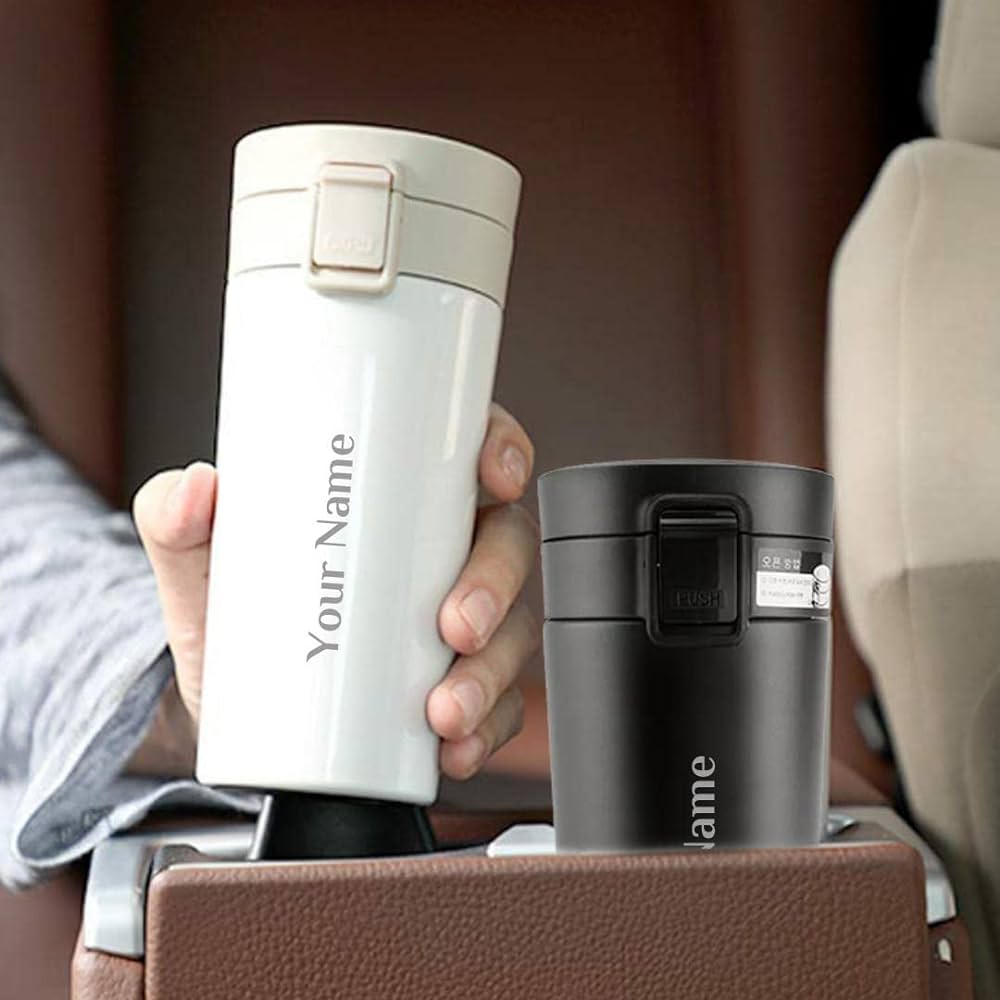 Personalized Insulated Stainless Steel Coffee Tumbler -380ml